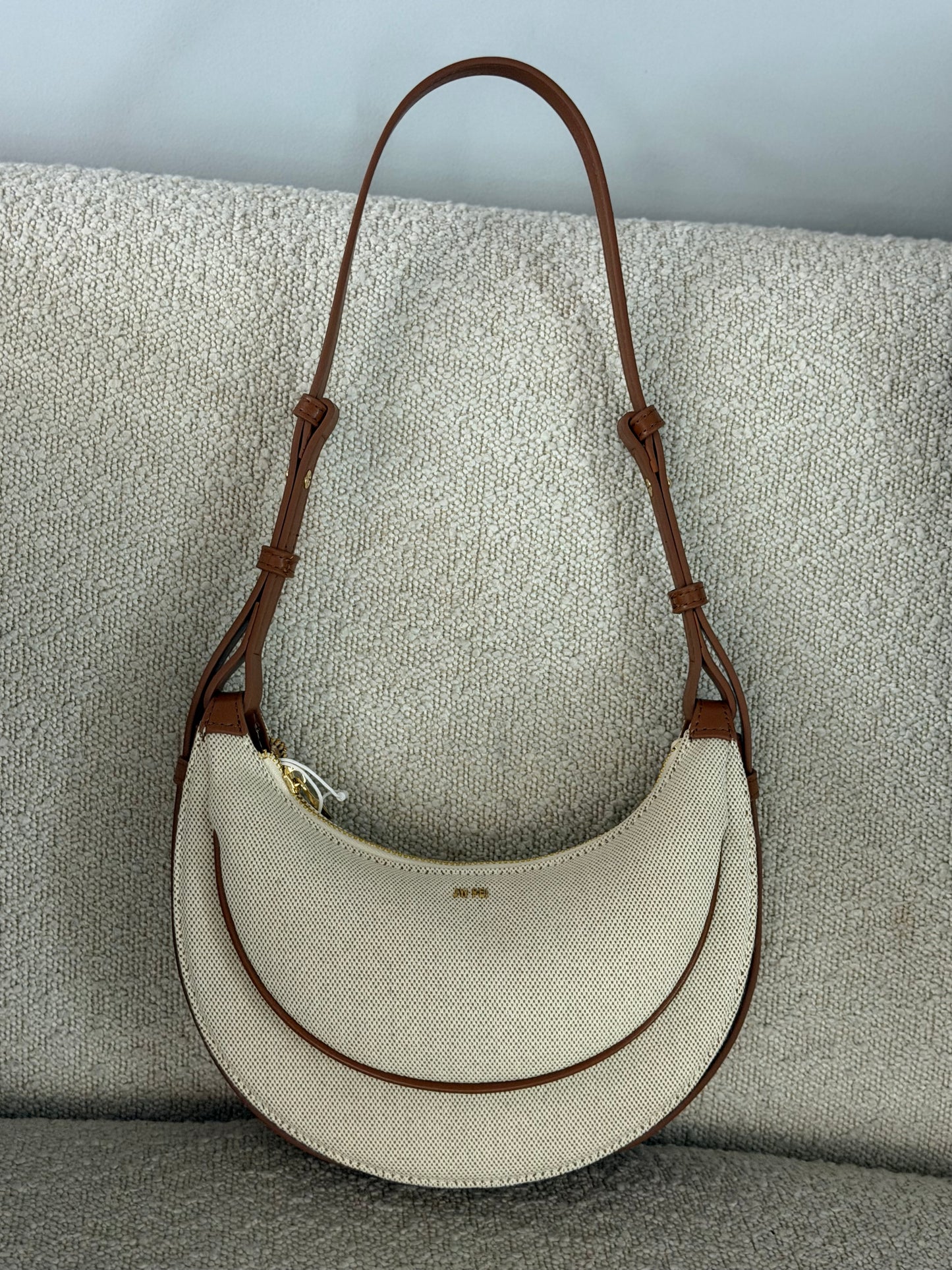 Sharon Crossbody Bag - Brown canvas