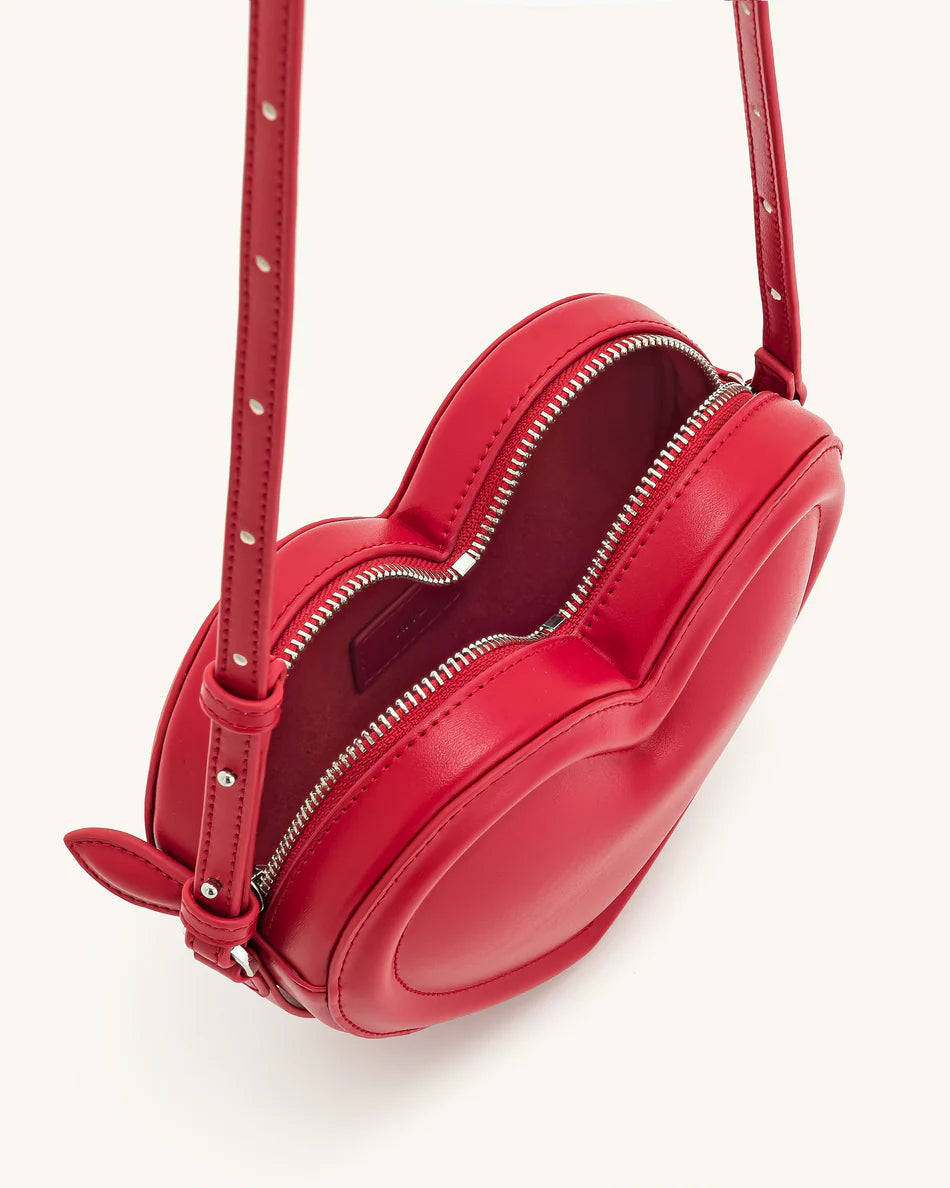 Arlene Heart Bag - Magenta