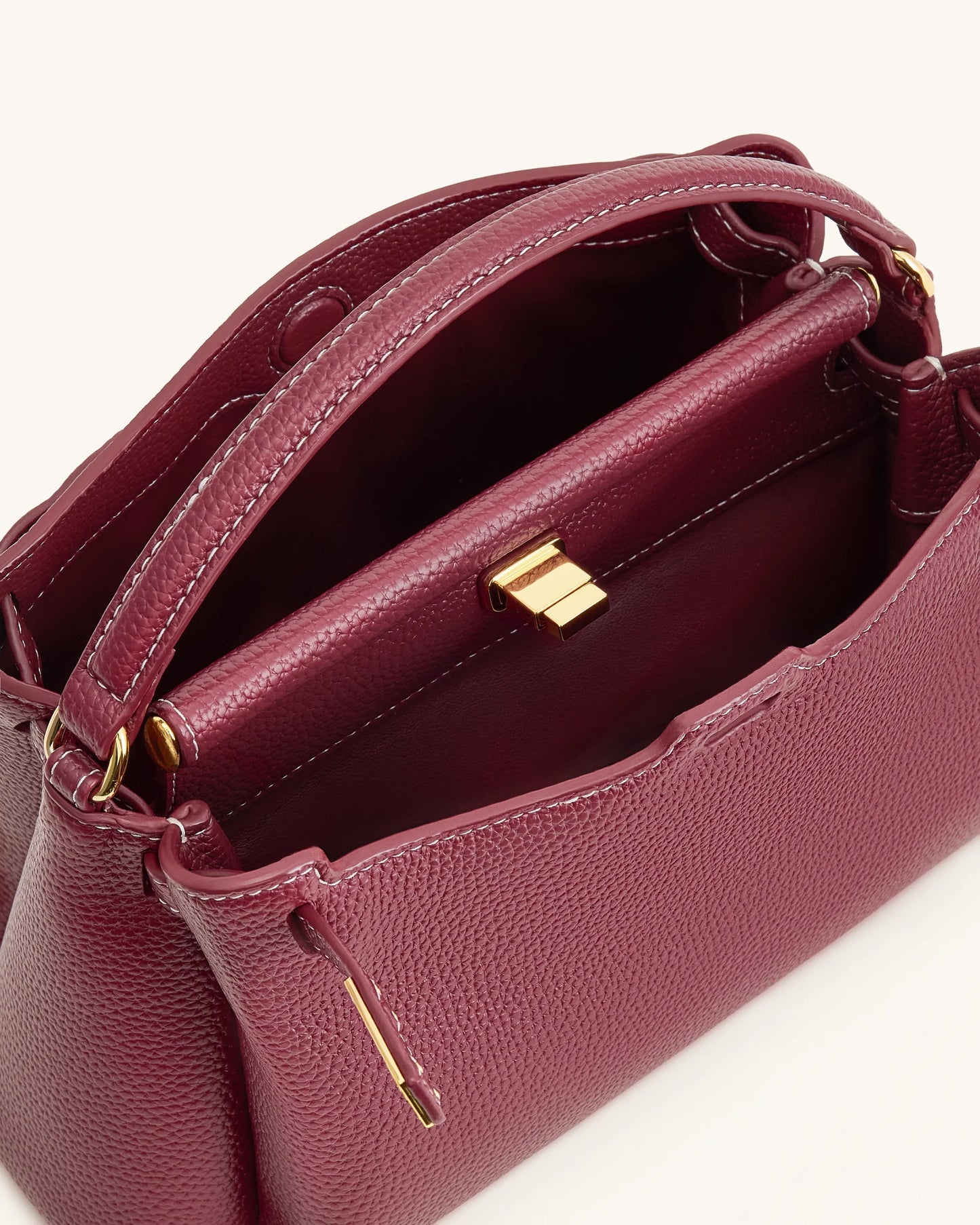 Carmen Top Handle Bag - Burgundy