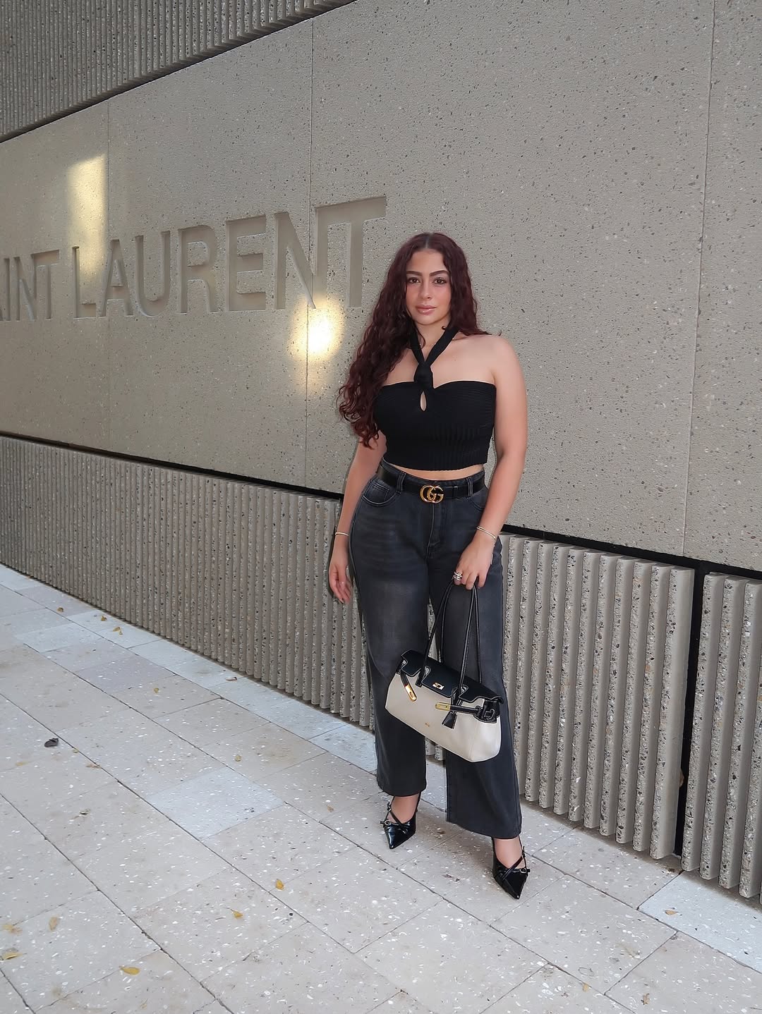 Yara Shoulder Bag - Black Canvas