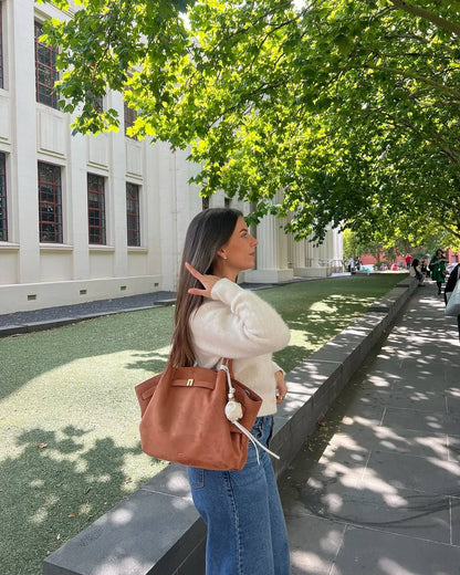 Hana Medium Tote - Brown