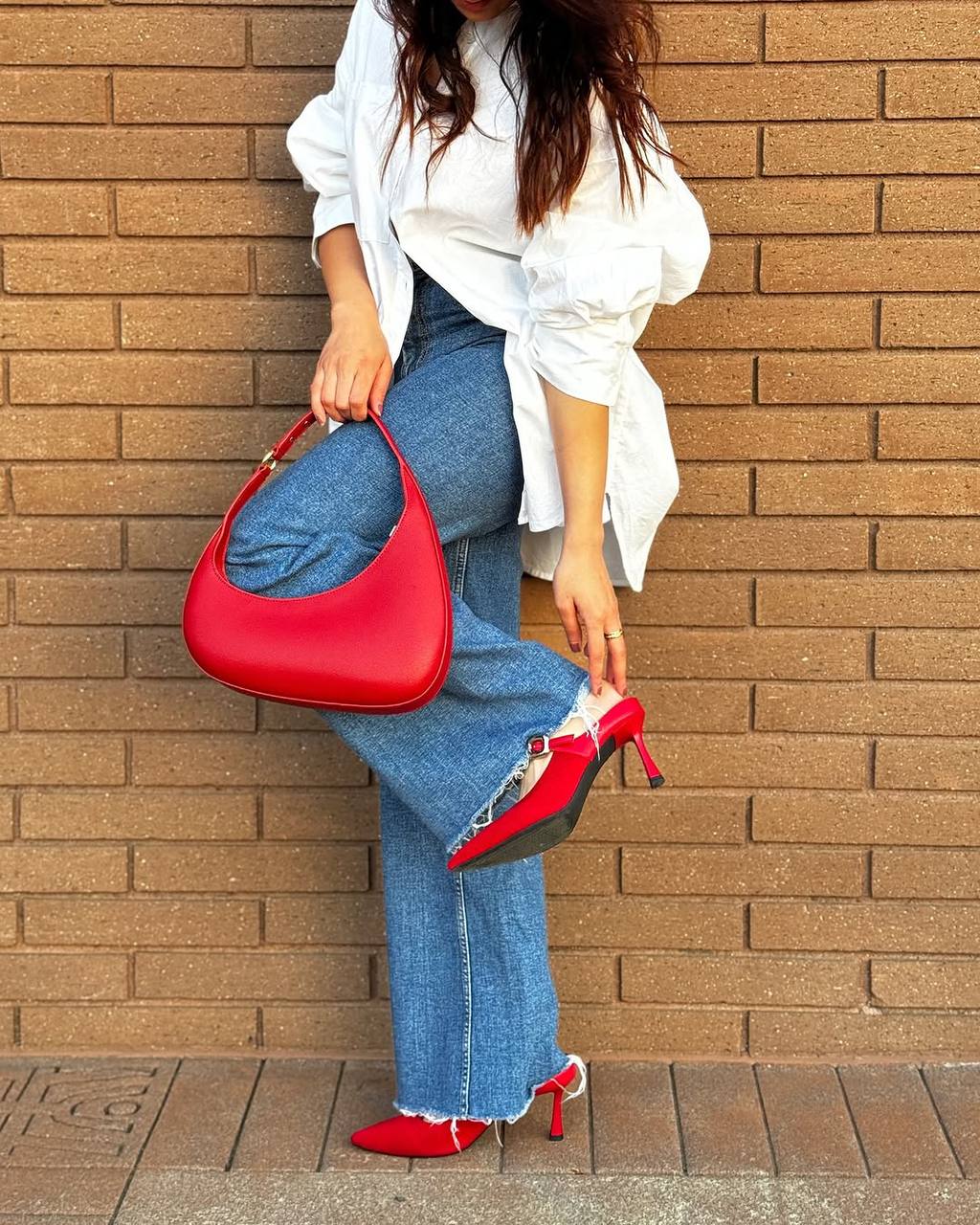 Harlee Shoulder Bag - Red