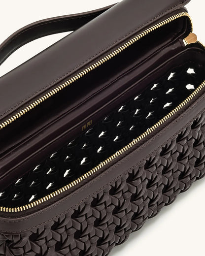Thea top handle bag - Deep Claret