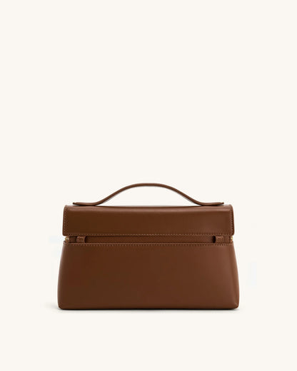 Thea top handle bag- Brown