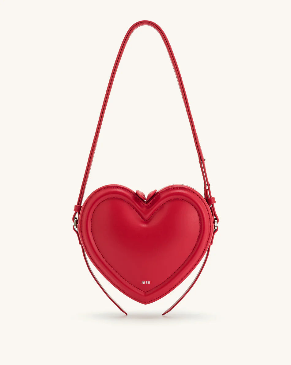 Arlene heart bag Magenta