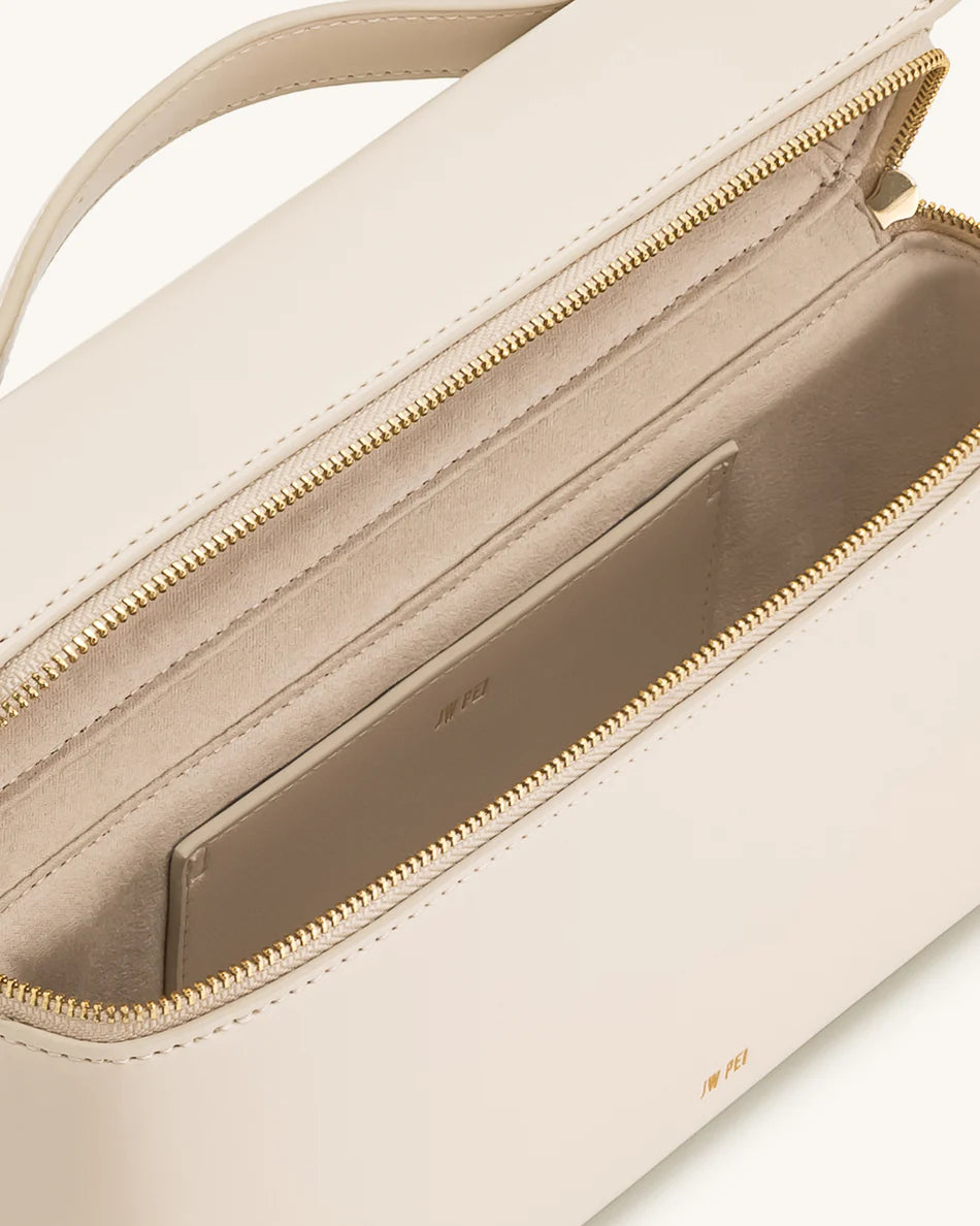 Thea top handle bag- White