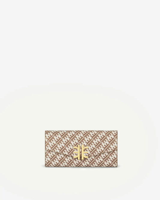 FEI Chain Clutch Brown