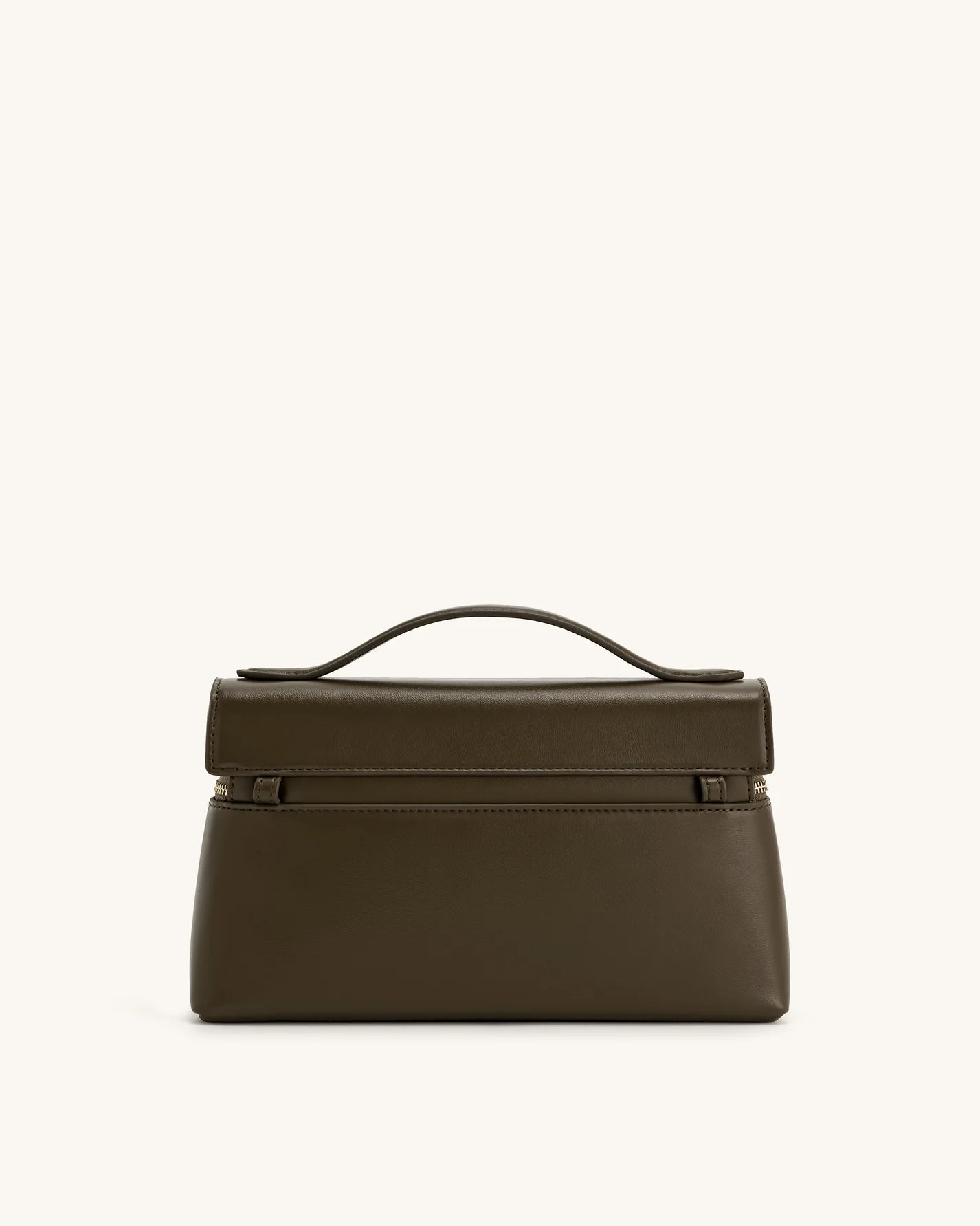 Thea top handle bag- Dark olive