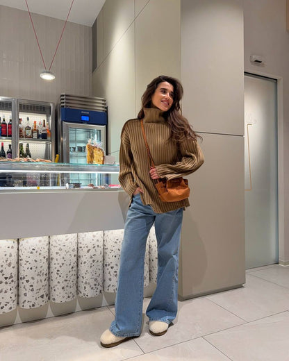 Hana mini tote Brown