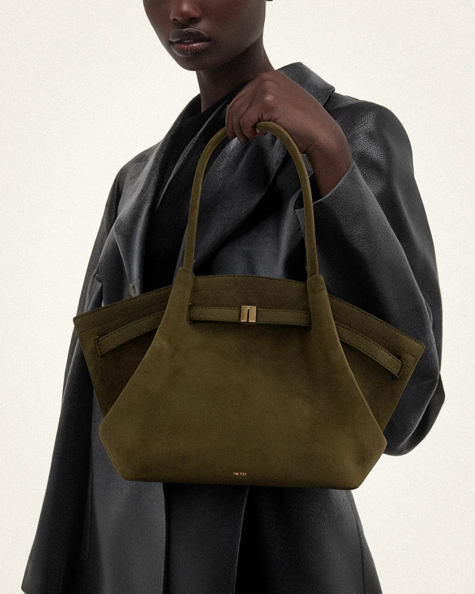 Hana medium tote Dark Olive