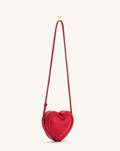 Arlene heart bag Magenta