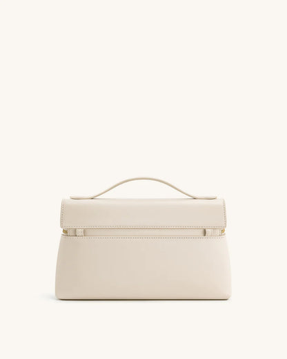 Thea top handle bag- White