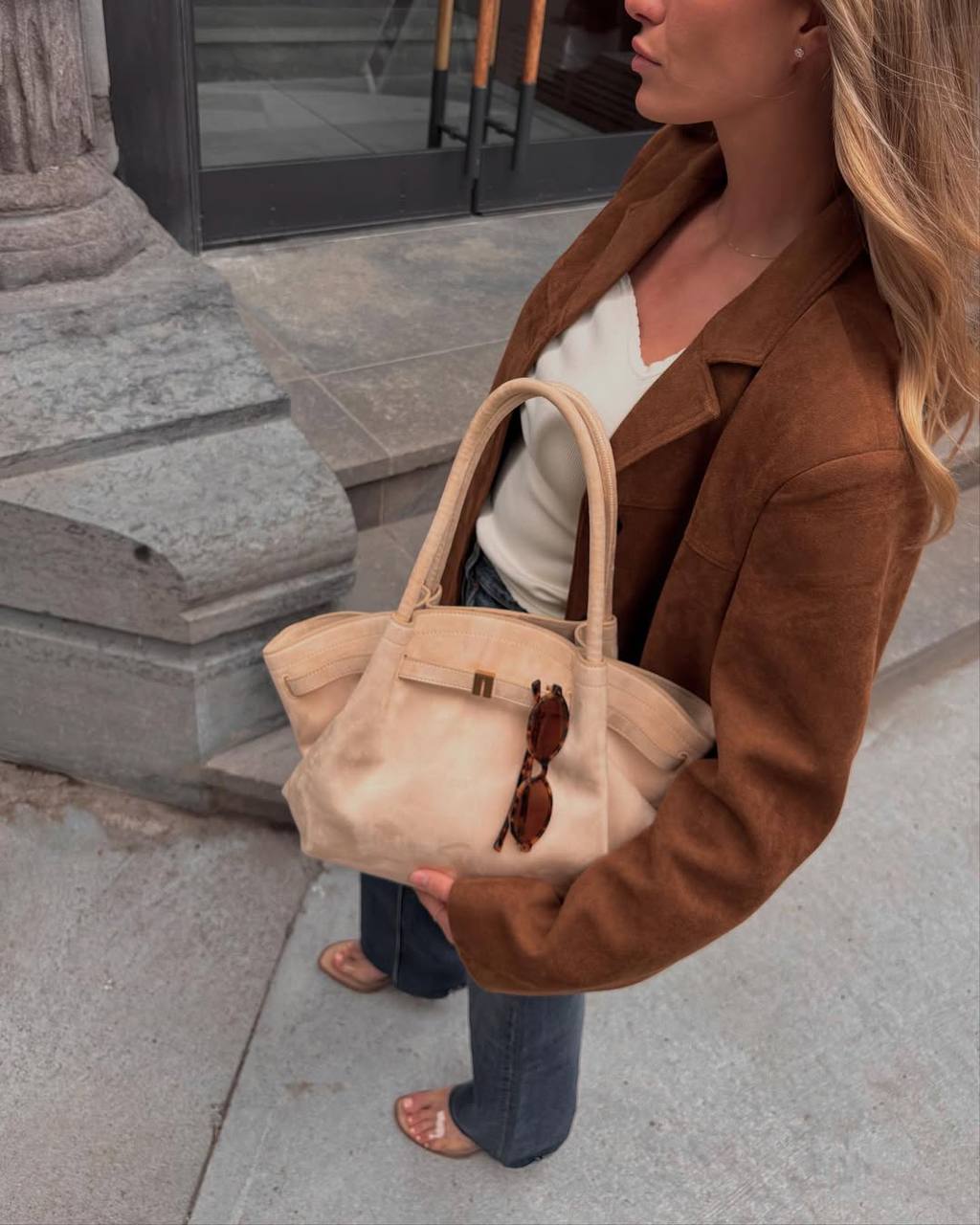 Hana Medium Tote - Off White