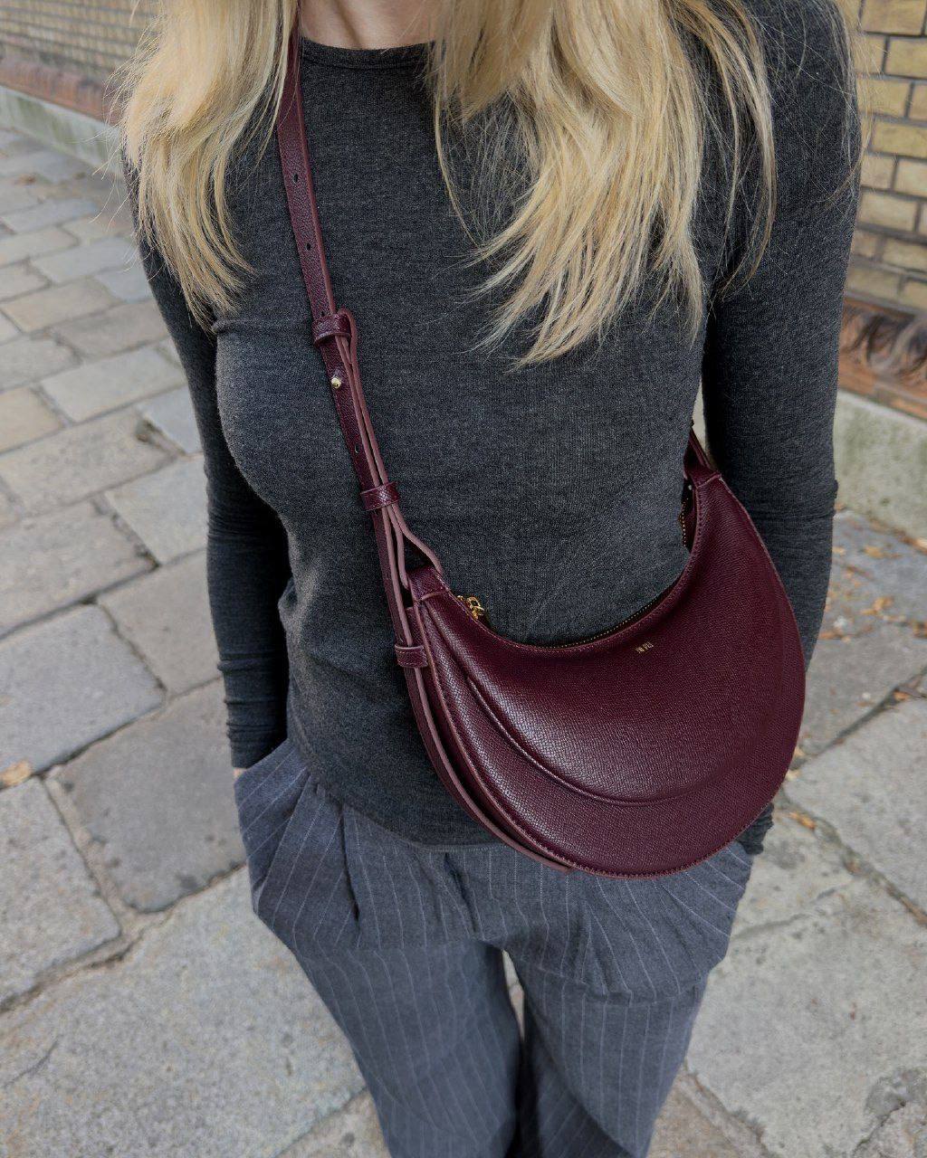 Sharon Crossbody Bag - Deep claret