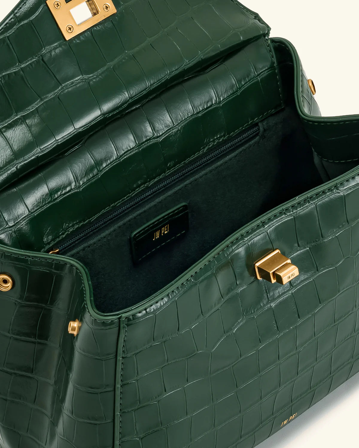 Lucia - Green Croc