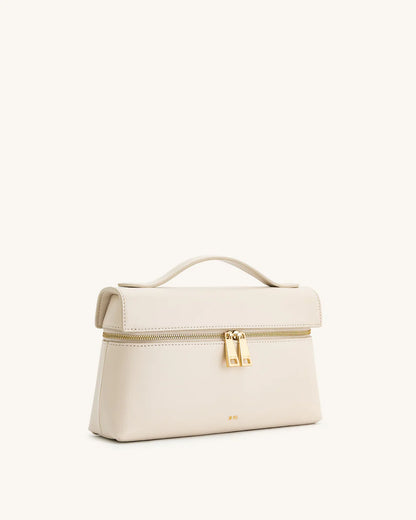 Thea top handle bag- White