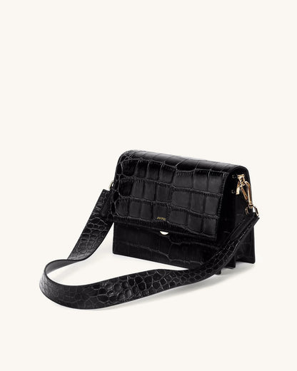 Flap mini Black croc