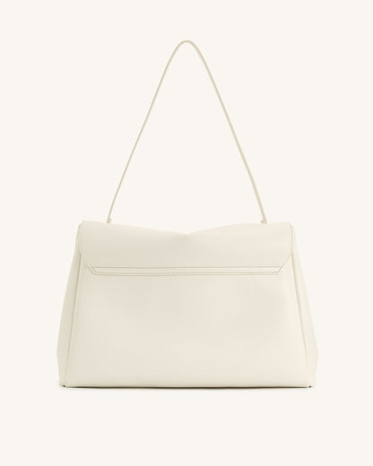 Hilary Shoulder Bag - White