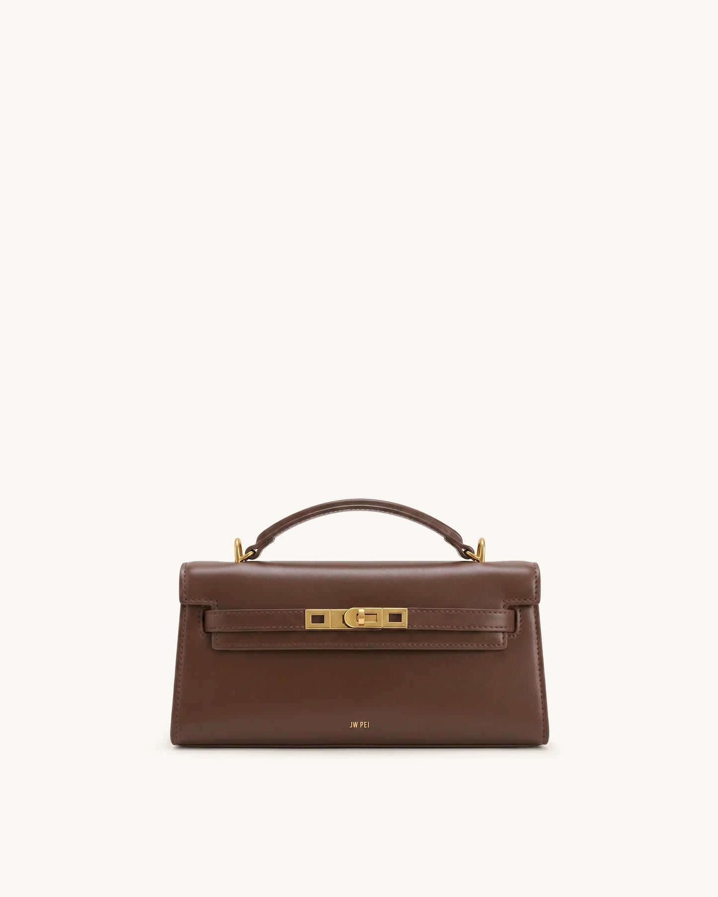 Noor Top Handle Bag - Amber Brown
