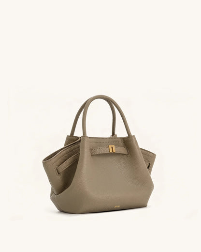 Hana Mini Tote Bag - Mud Gray