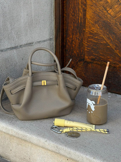 Hana Mini Tote Bag - Mud Gray