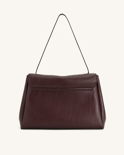 Hilary Shoulder Bag - Deep Burgundy