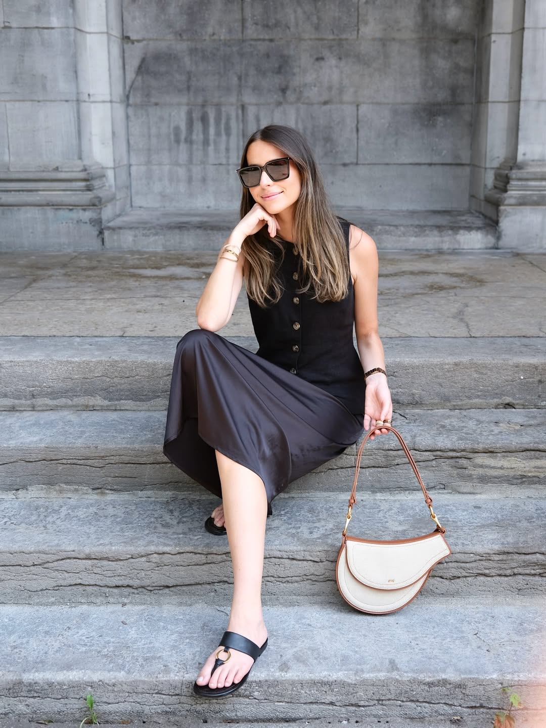 Ashlie - Brown Canvas