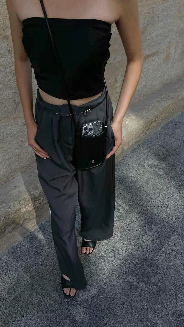 Ayla Phone Bag - Black