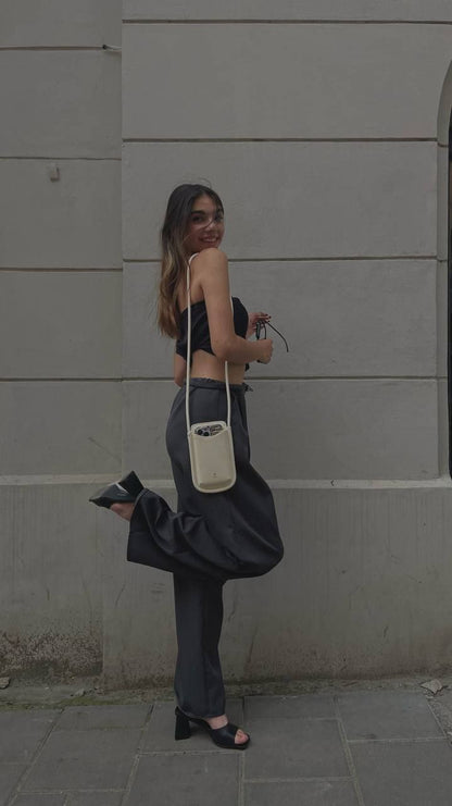 Ayla Phone Bag - Ivory