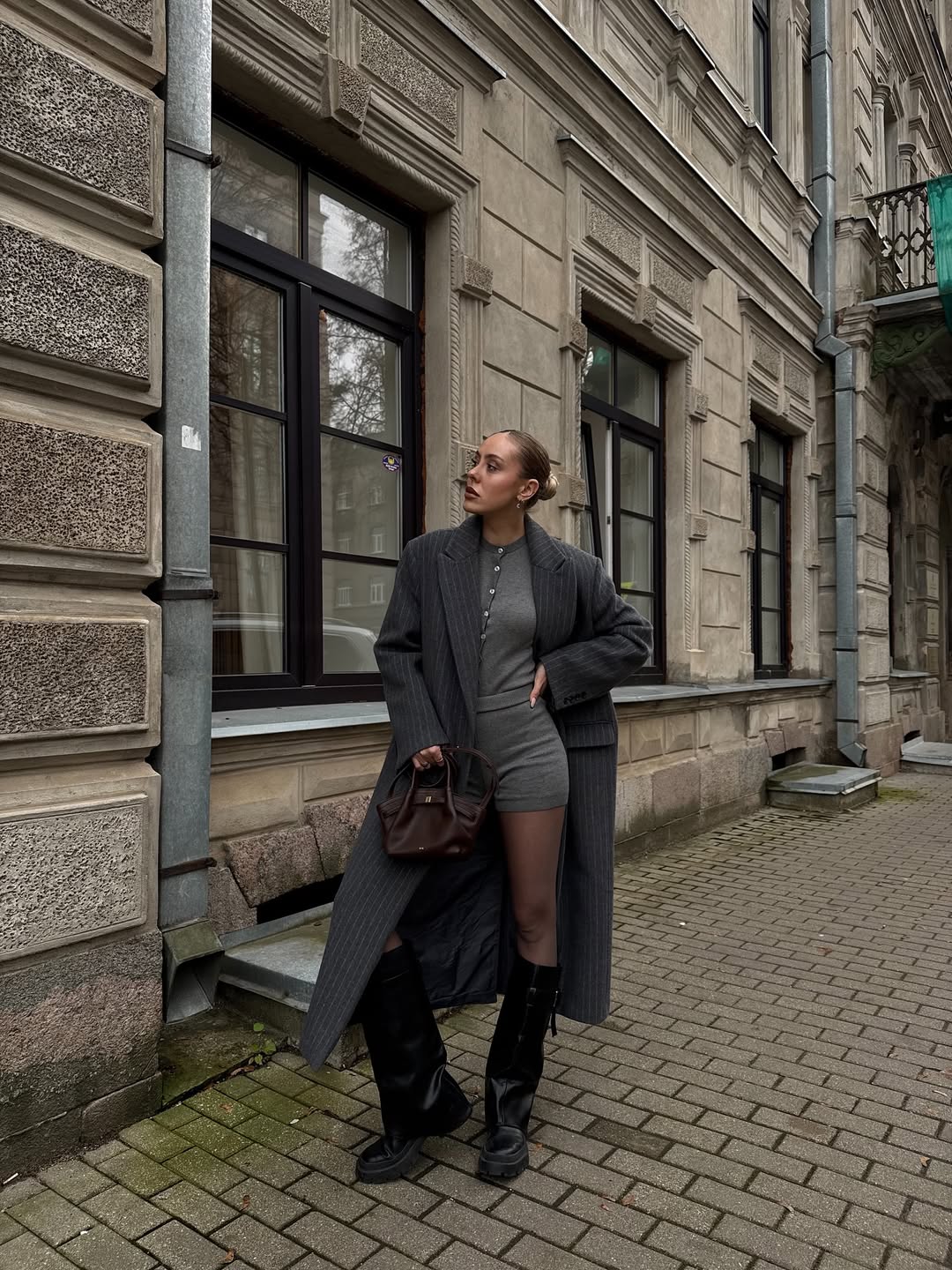 Hana Mini Tote Bag - Dark Brown