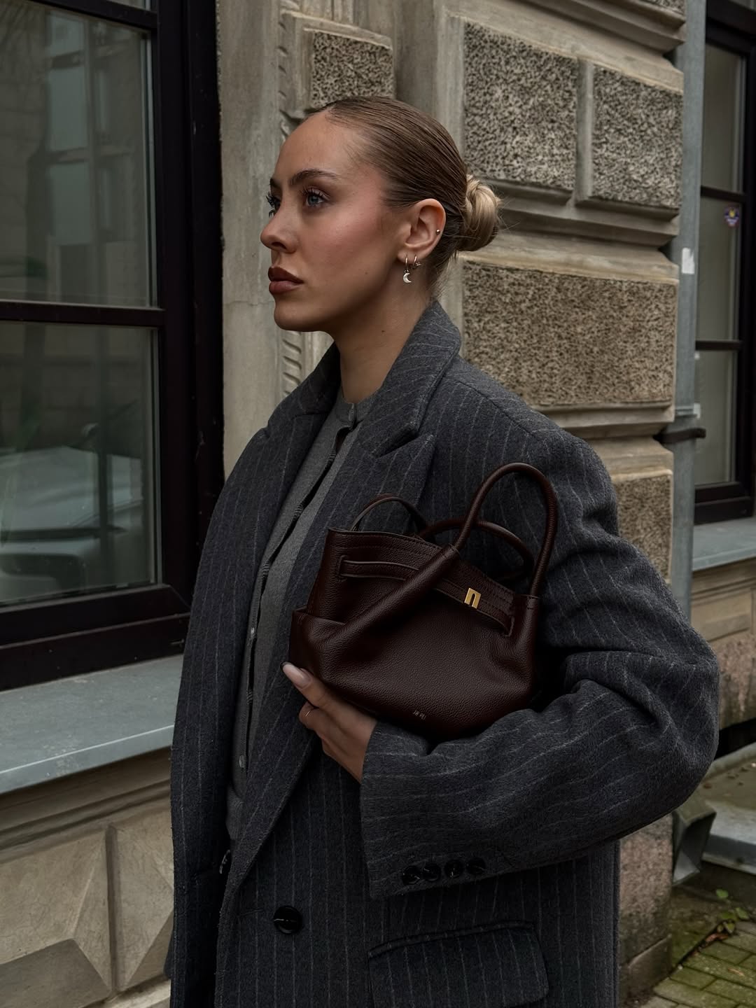 Hana Mini Tote Bag - Dark Brown