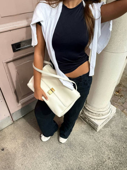 Hilary Shoulder Bag - White