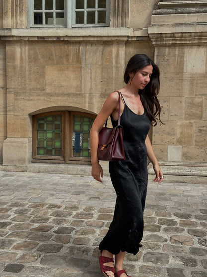 Hilary Shoulder Bag - Deep Burgundy