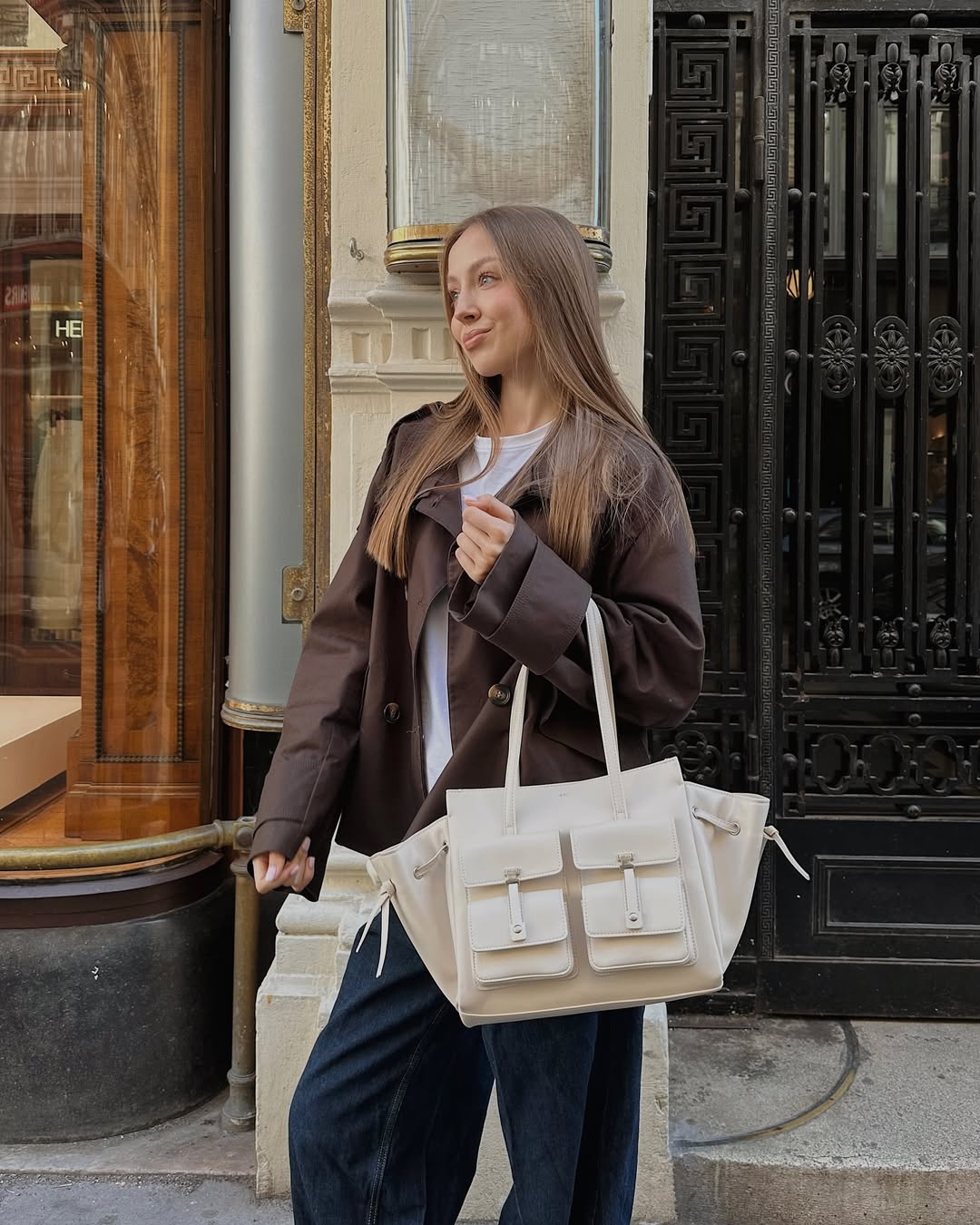 Linda Tote Bag - White