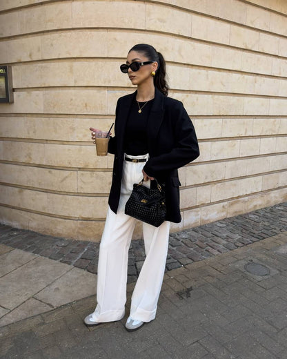 Lucia Woven Bag - Black