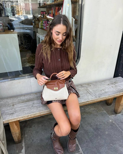 Lucia - Brown Canvas