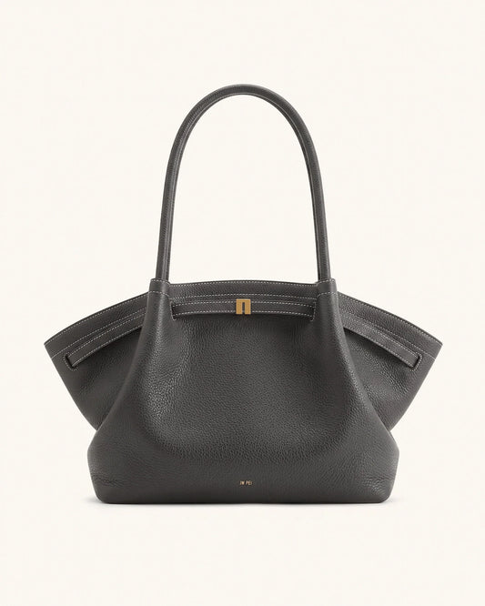 Hana Large Tote Bag - Dark Gray