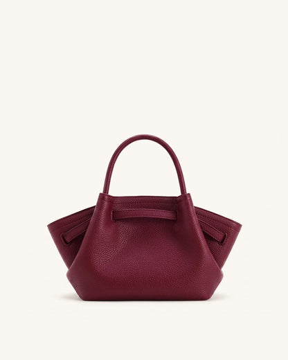 Hana Mini Tote Bag - Burgundy