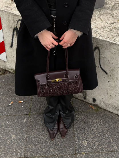 Yara Shoulder Bag - Dark Red