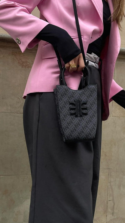 FEI Mini Tote Phone Bag Iron Black