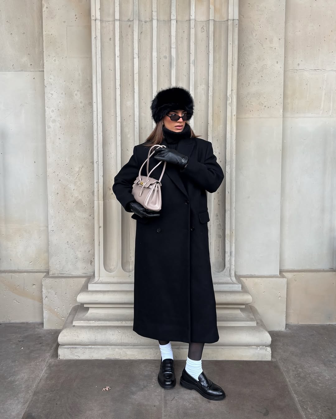 Yara Shoulder Bag - Gray Apricot