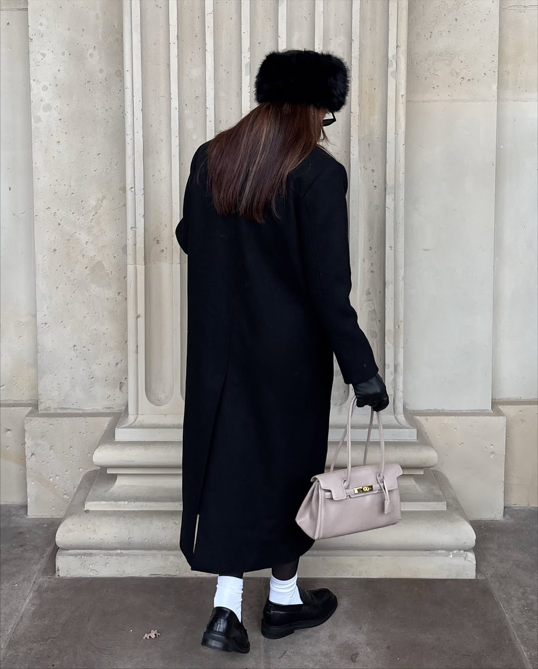 Yara Shoulder Bag - Gray Apricot