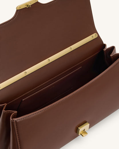 Eloise Shoulder Bag - Deep Brown