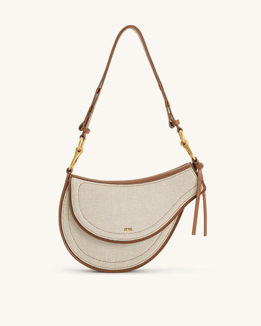 Ashlie - Brown Canvas