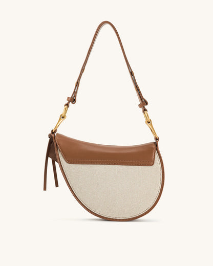 Ashlie - Brown Canvas