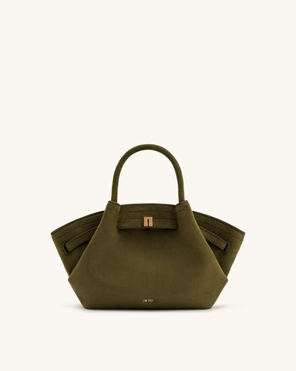 Hana mini tote Dark olive