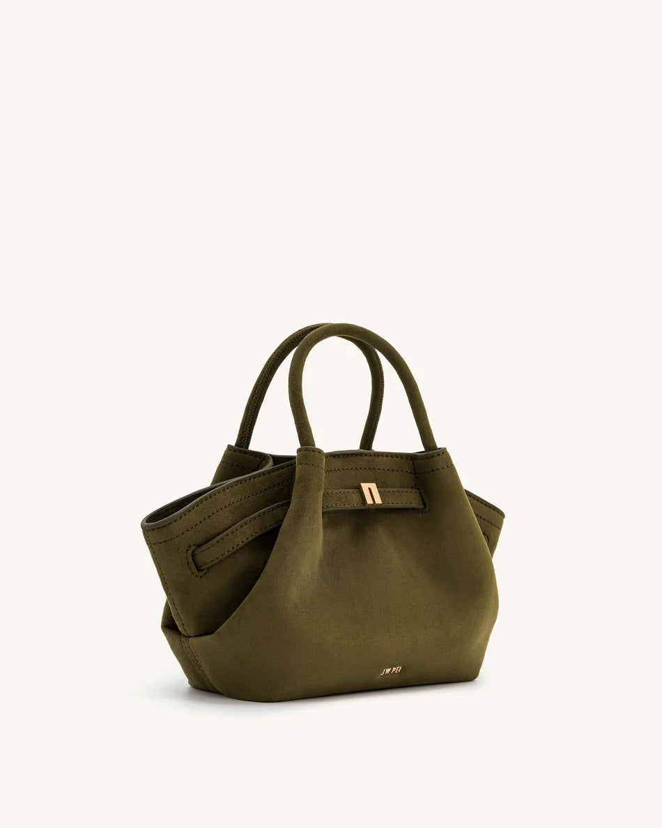 Hana mini tote Dark olive