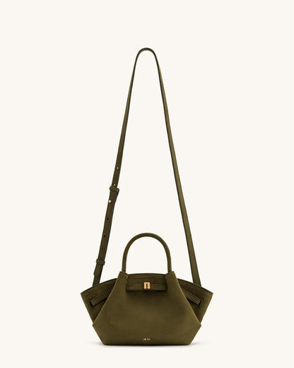 Hana mini tote Dark olive