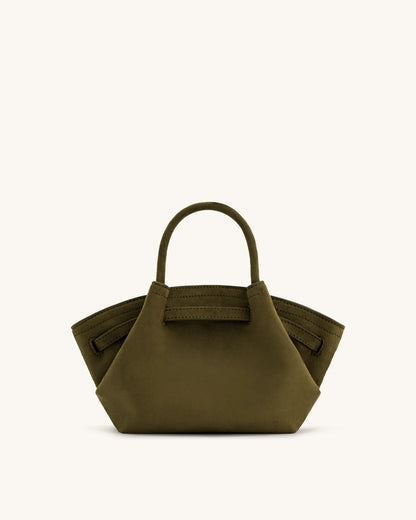 Hana mini tote Dark olive