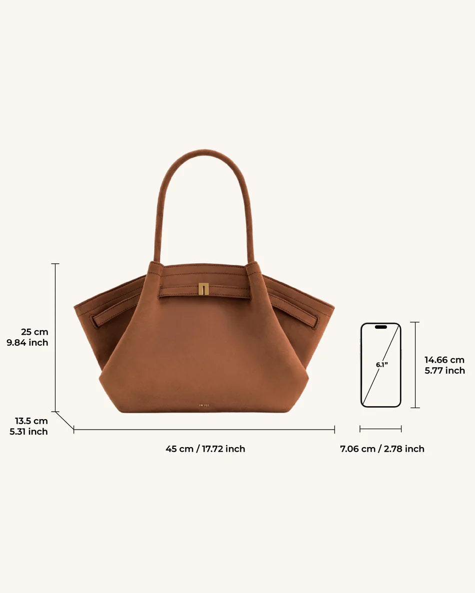 Hana medium tote Brown